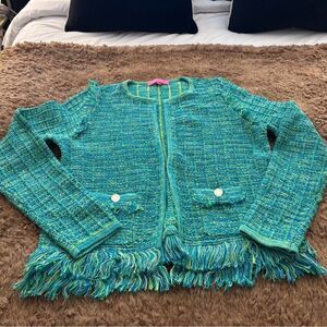 Lilly Pulitzer Green Cardigan